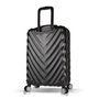 Zoozie Bags 7026 Maleta de Viaje ABS Negra, Cierre Codificado, Ruedas Dobles Multidireccionales, 70 L, 67 x 43 x 28 cm