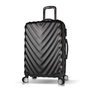 Zoozie Bags 7026 Maleta de Viaje ABS Negra, Cierre Codificado, Ruedas Dobles Multidireccionales, 70 L, 67 x 43 x 28 cm
