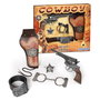 Gonher Revolver Cowboy Set 12 Tiros 235/0 con Pistol de Metal, Cartuchera, Cinturón y Estrella Sheriff