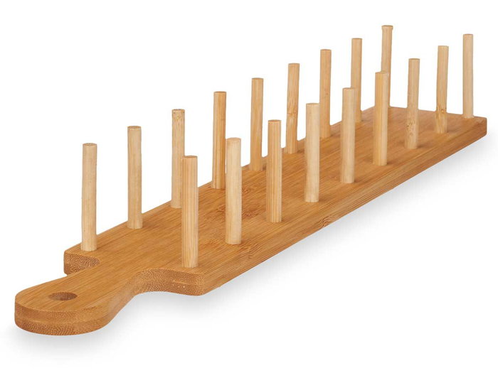 Kinvara Soporte Tacos Bambú 41x6x7 cm (Set de 6)