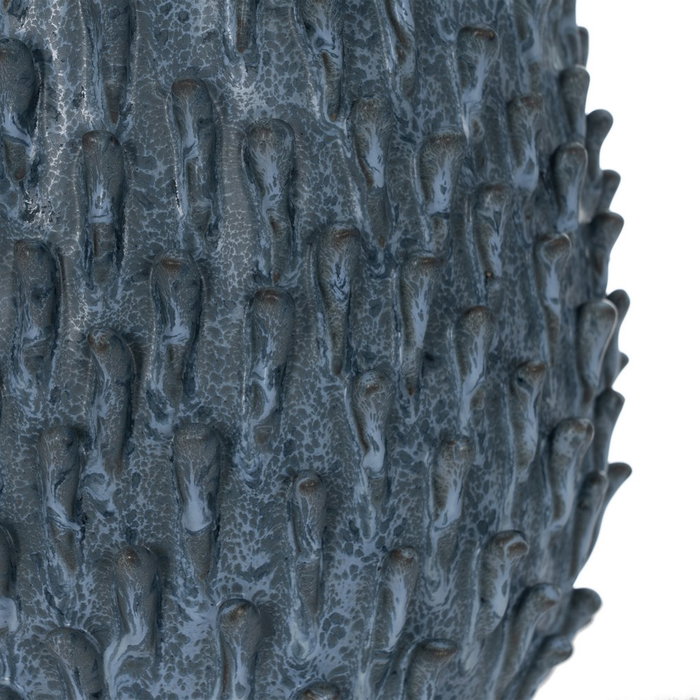 Jarrón Azul Cerámica Decoración 22,50 X 22,50 X 38,50 cm