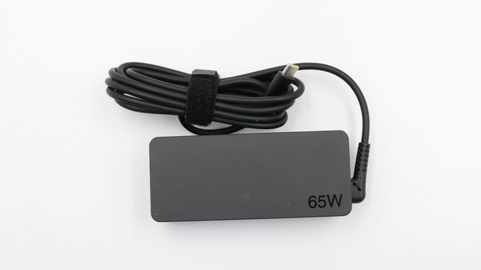 Lenovo Adaptador de Corriente 65W para Portátiles, Diseño Doble Puerto con Voltajes Múltiples (20V, 15V, 9V, 5V) - Compatible Lenovo