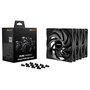 be quiet! Pure Wings 3 120mm PWM HS 3-Pack Negro