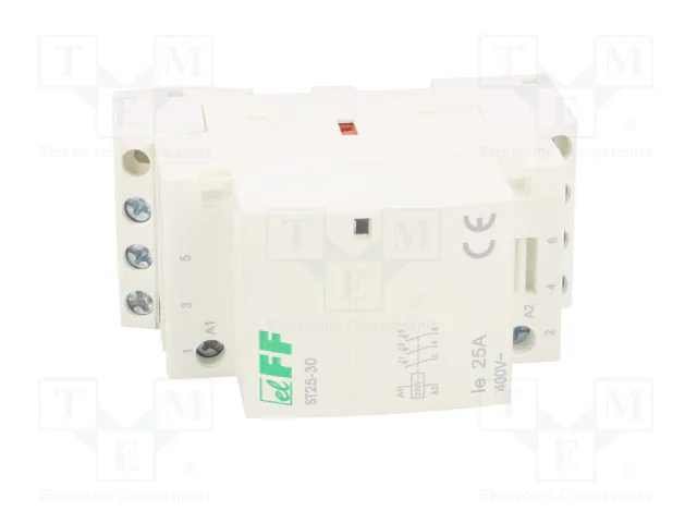 F&F Contactor 3-polar de instalación 25A 230VAC