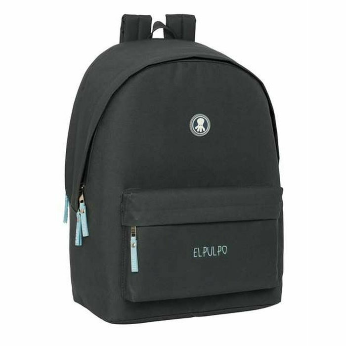 Safta Mochila Doble para Portátil 15,6 Pulgadas con USB El Pulpo Basics Grafito Safta Mochila Doble para Portátil 15,6 Pulgadas con USB El Pulpo Basics Grafito