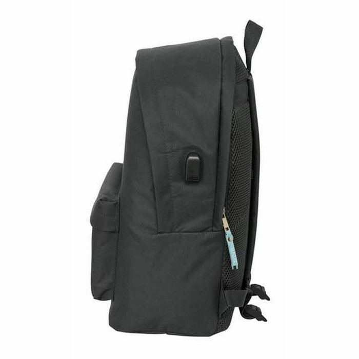 Safta Mochila Doble para Portátil 15,6 Pulgadas con USB El Pulpo Basics Grafito Safta Mochila Doble para Portátil 15,6 Pulgadas con USB El Pulpo Basics Grafito