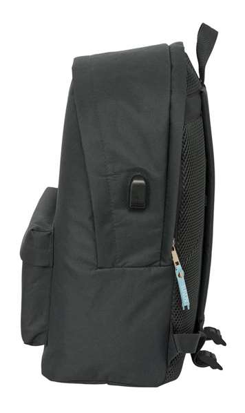 Safta Mochila Doble El Pulpo Grafito para Portátil 15,6" + USB 31x44x18 cm