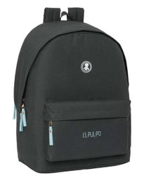 Safta Mochila Doble para Portátil 15,6 Pulgadas con USB El Pulpo Basics Grafito