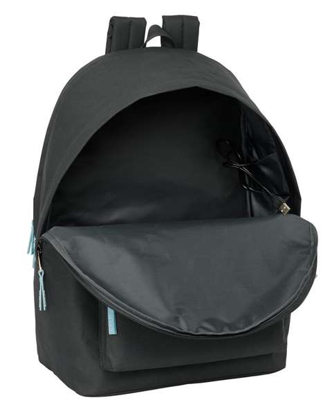 Safta Mochila Doble El Pulpo Grafito para Portátil 15,6" + USB 31x44x18 cm