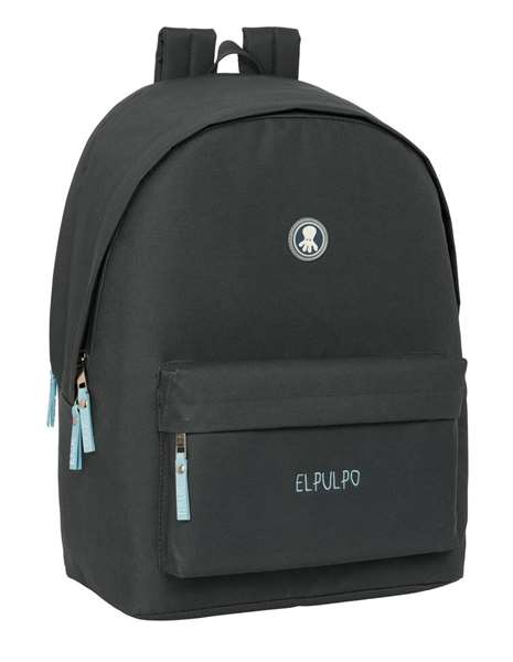 Safta Mochila Doble El Pulpo Grafito para Portátil 15,6" + USB 31x44x18 cm