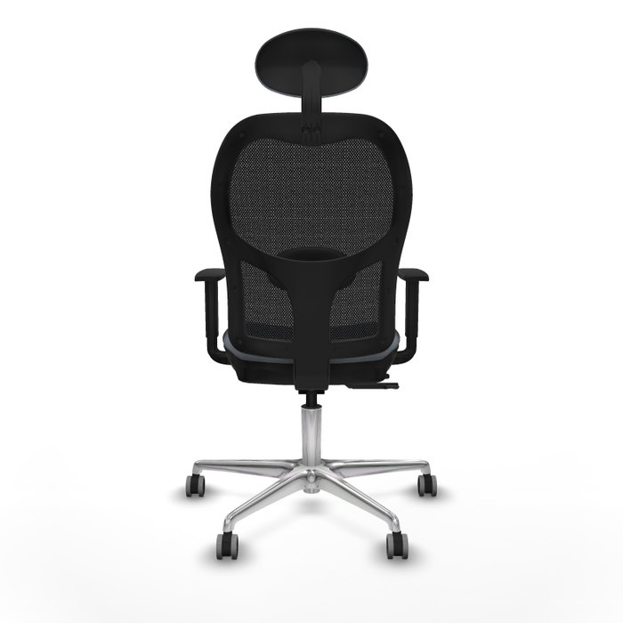 PIQUERAS Y CRESPO Silla de oficina Jorquera Gris con mecanismo Sincro/Traslack