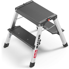 Hailo Master D70 Taburete Plegable de Doble Escalón