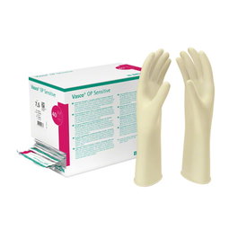B. Braun Guantes de Cirugía Vasco Sensitive Sin Polvo Talla 7 - 40 Unidades
