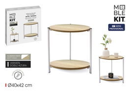 Inde Mesa Auxiliar De Centro White 40x42 cm (3 Unidades)