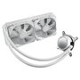 ASUS ROG Strix LC II 240 ARGB White Edition - Sistema de Refrigeración Líquida AIO, 240 mm, Ventiladores 120 mm ARGB, Blanco, Compatible con Intel y AMD