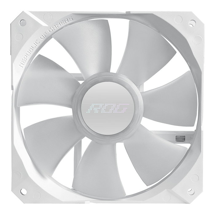 ASUS ROG Strix LC II 240 ARGB White Edition - Sistema de Refrigeración Líquida AIO, 240 mm, Ventiladores 120 mm ARGB, Blanco, Compatible con Intel y AMD