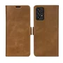 Dbramante1928 Funda Folio Lynge para Samsung Galaxy A53 16.5 cm (6.5") en Piel Auténtica Color Bronceado con Cierre Magnético