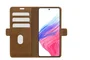 Dbramante1928 Funda Folio Lynge para Samsung Galaxy A53 16.5 cm (6.5") en Piel Auténtica Color Bronceado con Cierre Magnético