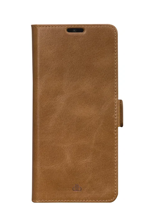 Dbramante1928 Funda Folio Lynge para Samsung Galaxy A53 16.5 cm (6.5") en Piel Auténtica Color Bronceado con Cierre Magnético