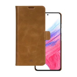 Dbramante1928 Funda Folio Lynge para Samsung Galaxy A53 16.5 cm (6.5") en Piel Auténtica Color Bronceado con Cierre Magnético