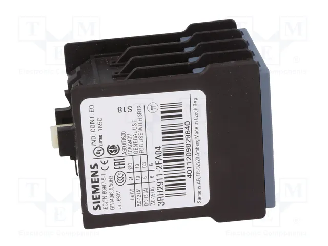 SIEMENS Contactores auxiliares NC x4 S0, S00, S2