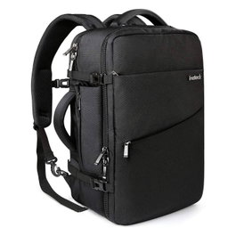 Inateck Mochila de Viaje BP03001 para Portátiles de 15,6-17 pulgadas, 40L, Negro