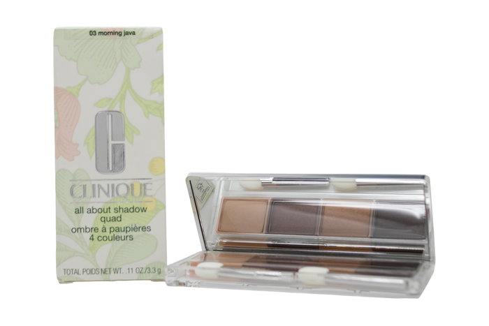 Clinique All About Shadow Quads 3.3g - Morning Java Clinique All About Shadow Quads 3.3g - Morning Java