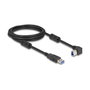 DeLOCK Cable USB 5 Gbps Tipo-A a Tipo-B 90° Derecha 2 m
