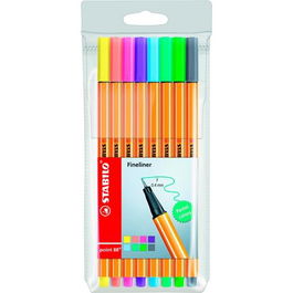 Stabilo Rotuladores Point 88 C-Surtidos Pastel Estuche 8 Ud