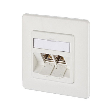 METZ CONNECT BTR Dose UP/2 de 2 puertos Cat.6 Clase E Blanco METZ CONNECT BTR Dose UP/2 de 2 puertos Cat.6 Clase E Blanco