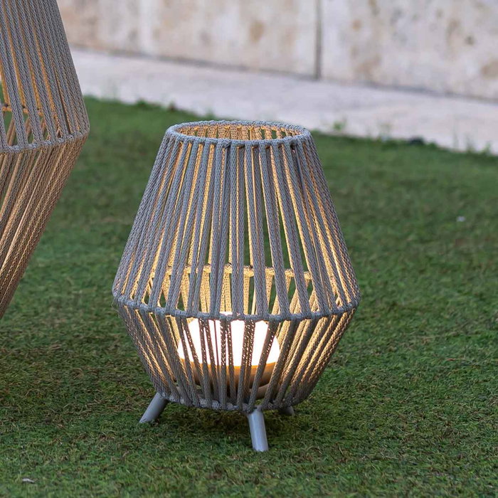 New Garden Conta 30 Lámpara de mesa recargable taupe grey