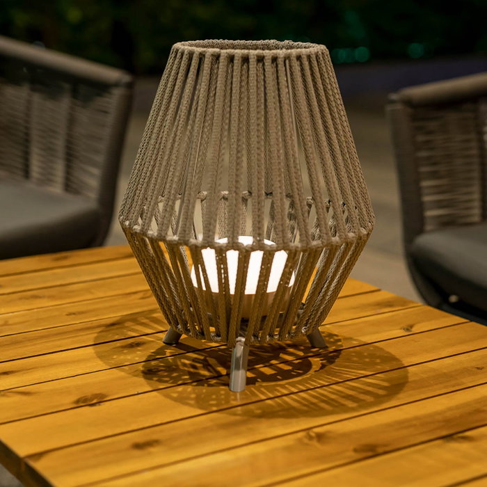 New Garden Conta 30 Lámpara de mesa recargable taupe grey