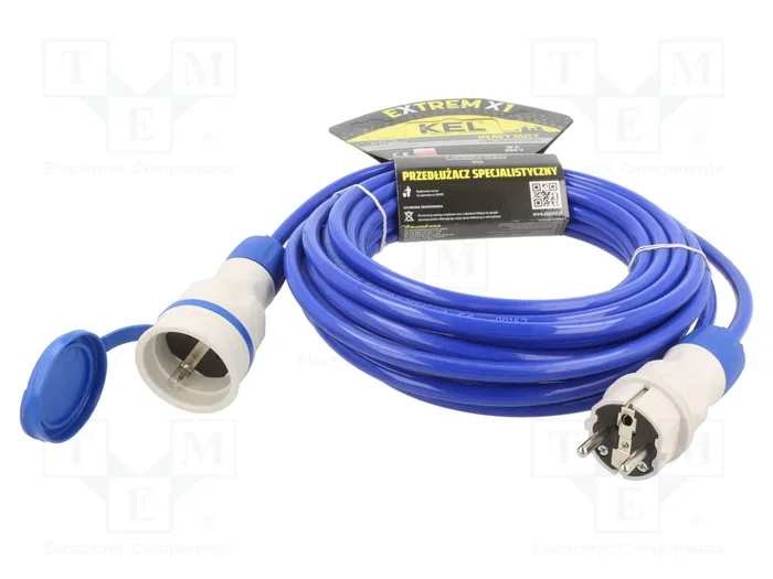 KEL Prolongador de alimentación H07BQ-F 3G1,5mm2 10m azul KEL Prolongador de alimentación H07BQ-F 3G1,5mm2 10m azul