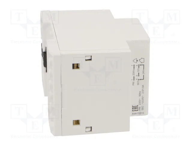 SCHNEIDER ELECTRIC Transformador de red ACTI9 25VA 230VAC 12V/24V para raíl DIN