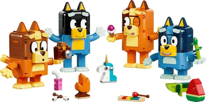 Lego Bluey Familia de Bluey para Construir 11217 Juguete con 4 Figuras y 466 Piezas para Mayores de 5 Años