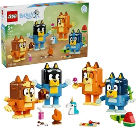 Lego Bluey Familia de Bluey para Construir 11217 Juguete con 4 Figuras y 466 Piezas para Mayores de 5 Años