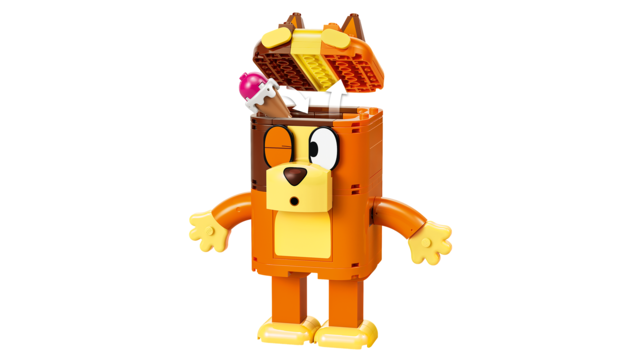 LEGO Familia de Bluey para Construir 11217 - Figuras de Bluey, Bingo, Mamá y Papá
