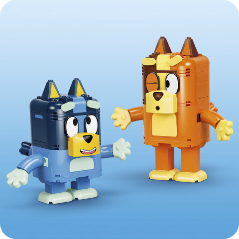 LEGO Familia de Bluey para Construir 11217 - Figuras de Bluey, Bingo, Mamá y Papá