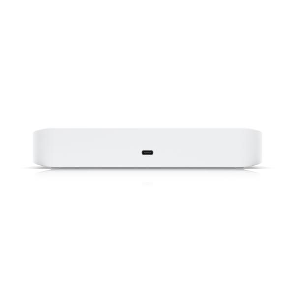 Ubiquiti Switch Flex XG (USW Flex XG) Conmutador Conmutado Layer 2 4 Puertos 10GbE RJ45, 1 Puerto GbE PoE+ 802.3at, Compacto y Gestionado