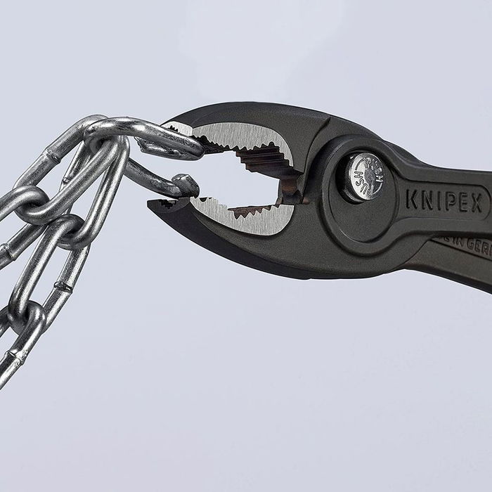 Knipex Alicates de Agarre Frontal Ajustable 8201200 200 mm - Agarre Frontal y Lateral para Piezas Desgastadas