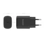 AISENS Cargador GaN 30W USB-C PD3.0 Negro A110-0976