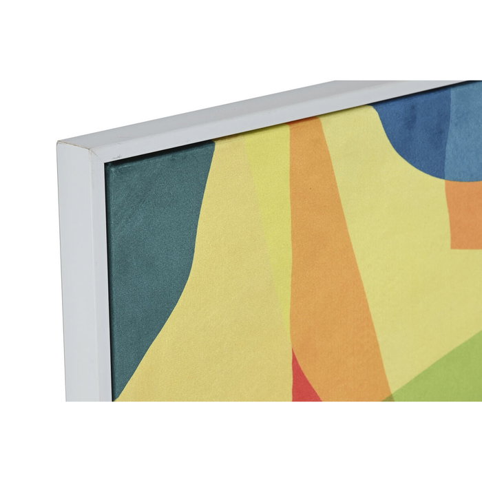 DKD Home Decor Set de 2 Cuadros Lienzo Velvet Moderno Multicolor