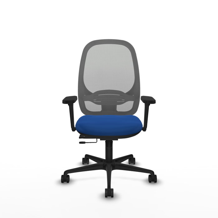 PIQUERAS Y CRESPO Silla de oficina Cilanco con mecanismo Sincro/Traslack Azul y Gris PIQUERAS Y CRESPO Silla de oficina Cilanco con mecanismo Sincro/Traslack Azul y Gris