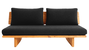 DKD Home Decor Sofá de Madera Reciclada y Pino Envejecido
