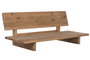 DKD Home Decor Sofá de Madera Reciclada y Pino Envejecido
