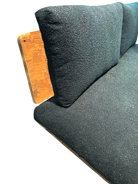 DKD Home Decor Sofá de Madera Reciclada y Pino Envejecido