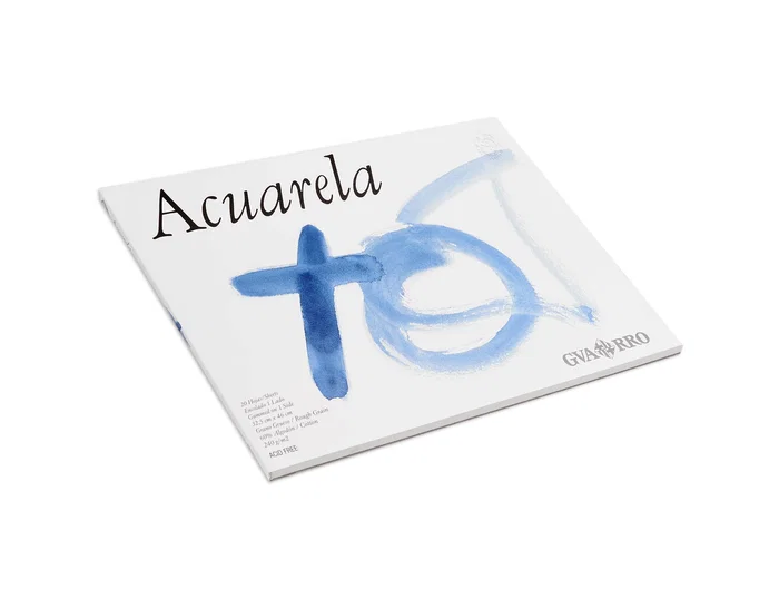 Canson Bloc de dibujo para acuarela Guarro de 240 g/m², 20 hojas, 32,5x46 cm