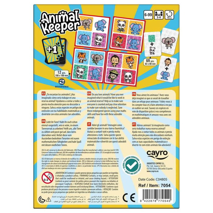 Cayro Juego Animal Keeper de 69 piezas