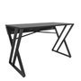 Hanah Home Mesa de Estudio Moderna Negra 120x60x75 cm Tablero Partículas Melamina