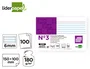 Liderpapel Ficha Rayada Nº3 100x150 mm 180gr Paquete de 100 Unidades